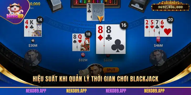 HIỆU SUẤT KHI QUẢN LÝ THỜI GIAN CHƠI BLACKJACK