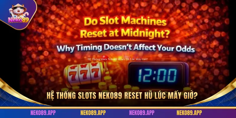 Thời điểm hệ thống reset hũ