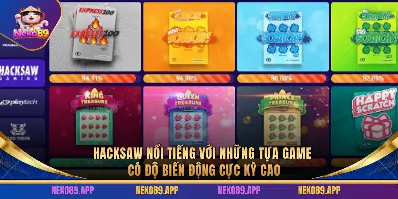 Sảnh Hacksaw Gaming 