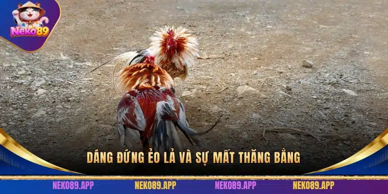 Dáng đứng ẻo lả và sự mất thăng bằng